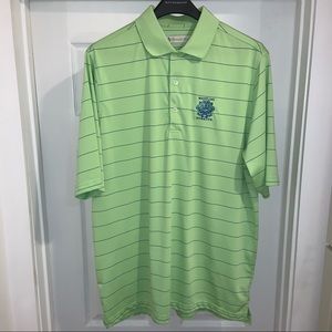 Donald Ross Green polo- Size: L- Whistling Straits Logo